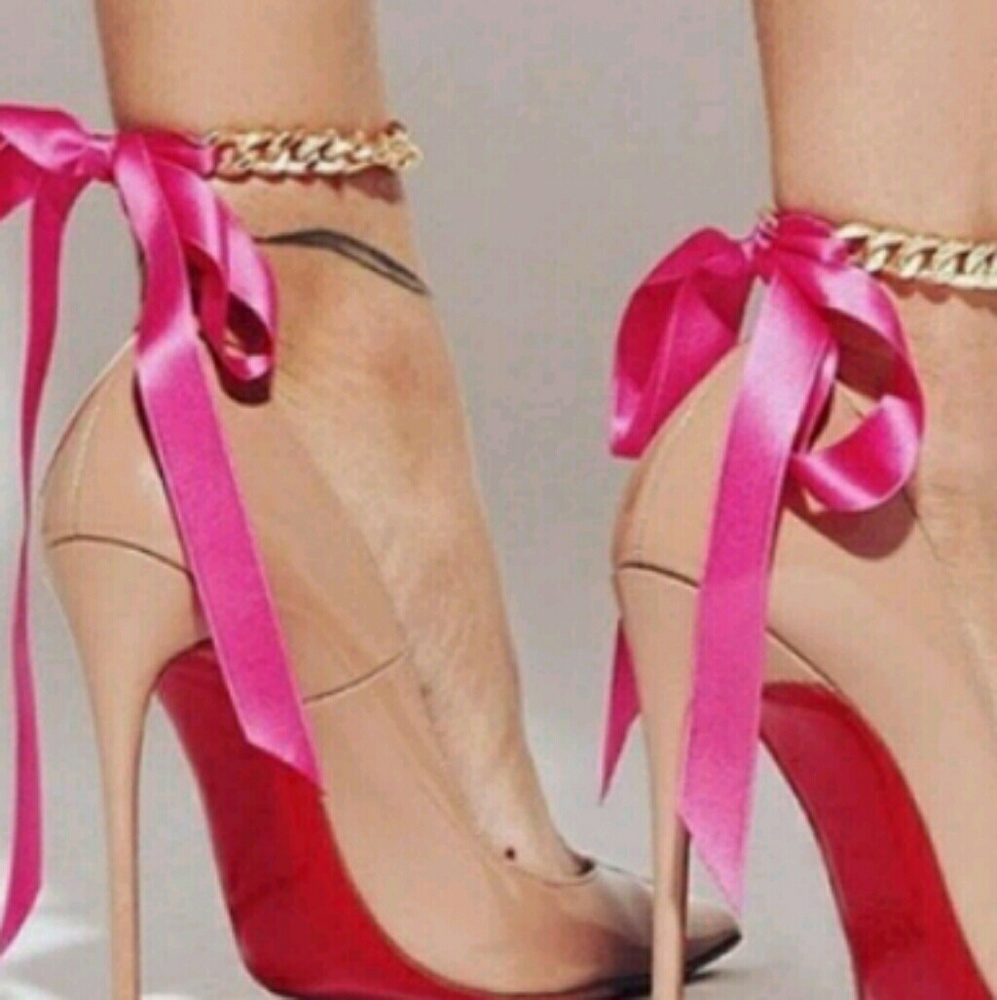 SATIN Ribbon Ankle Bracelets! Boutique Item - Picture 2 of 8